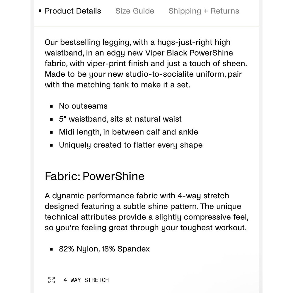 NWT Beyond Yoga PowerShine Viper High Waisted Midi Legging Sz S Athleisure $108 - Picture 6 of 16